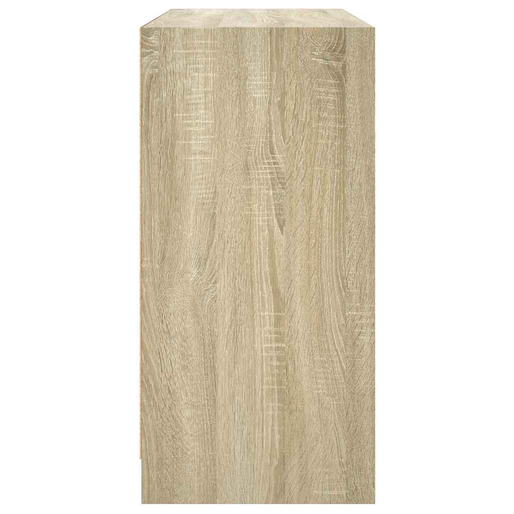 skænk 102x37x75,5 cm konstrueret træ sonoma-eg