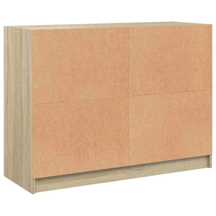 skænk 102x37x75,5 cm konstrueret træ sonoma-eg