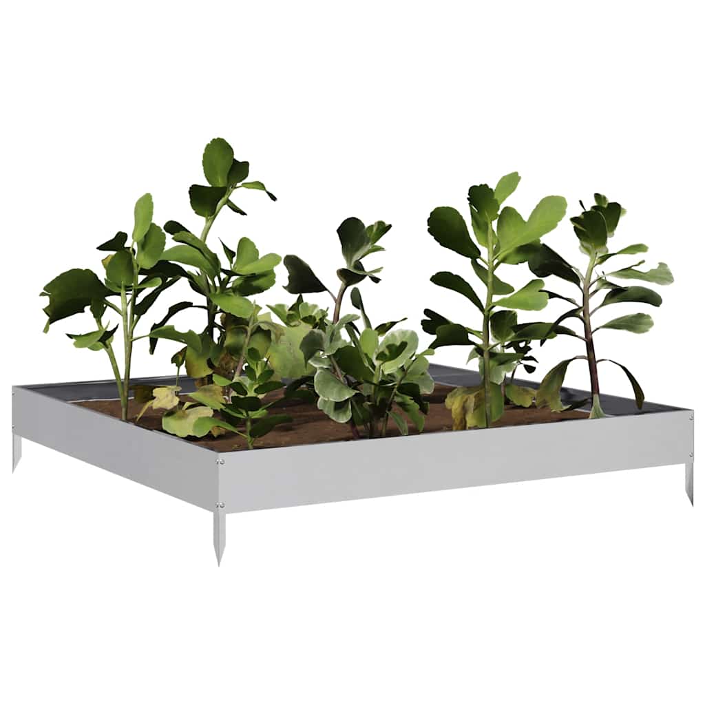 højbed 100x100x18,5 cm galvaniseret stål