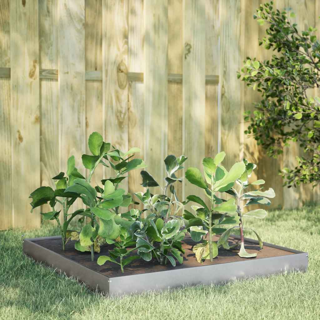 højbed 100x100x18,5 cm galvaniseret stål