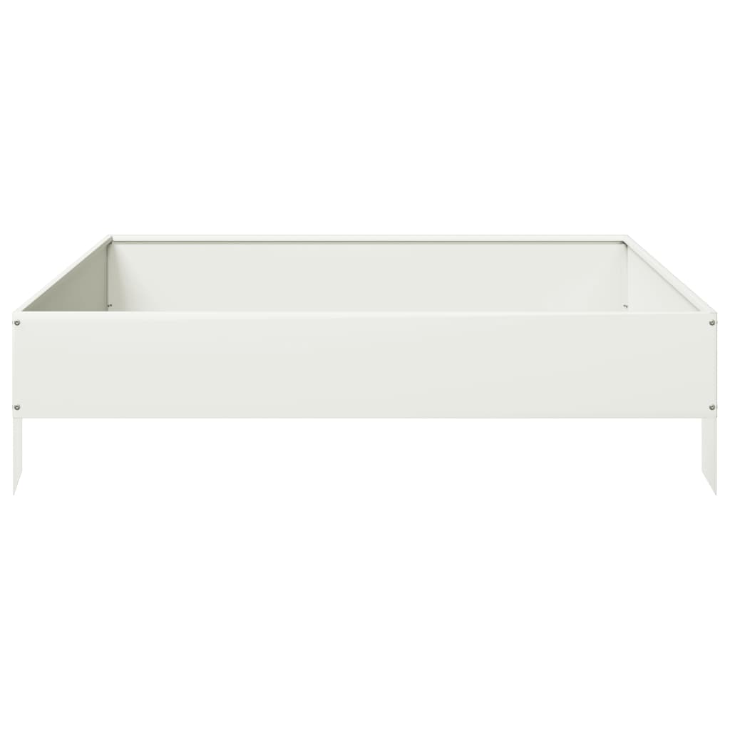 højbed 100x100x26 cm stål hvid