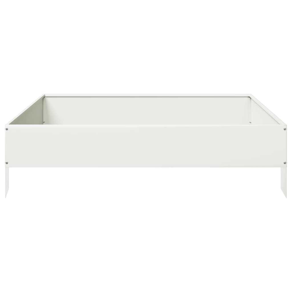 højbed 100x100x26 cm stål hvid