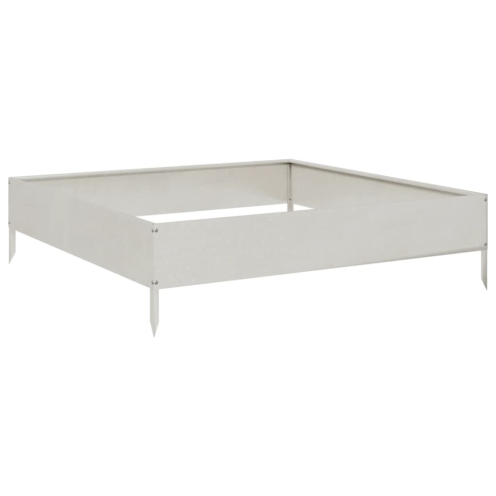 højbed 100x100x26 cm rustfrit stål