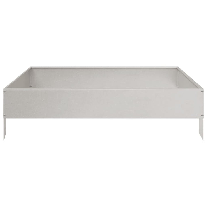 højbed 100x100x26 cm rustfrit stål