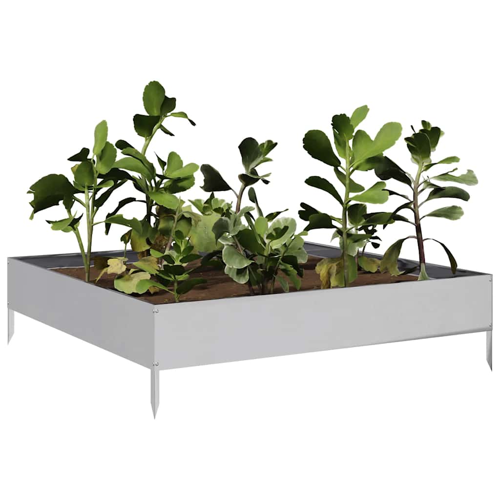 højbed 100x100x26 cm galvaniseret stål