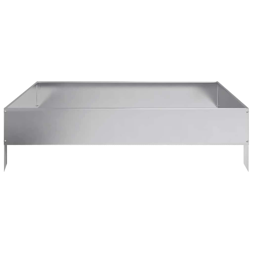 højbed 100x100x26 cm galvaniseret stål