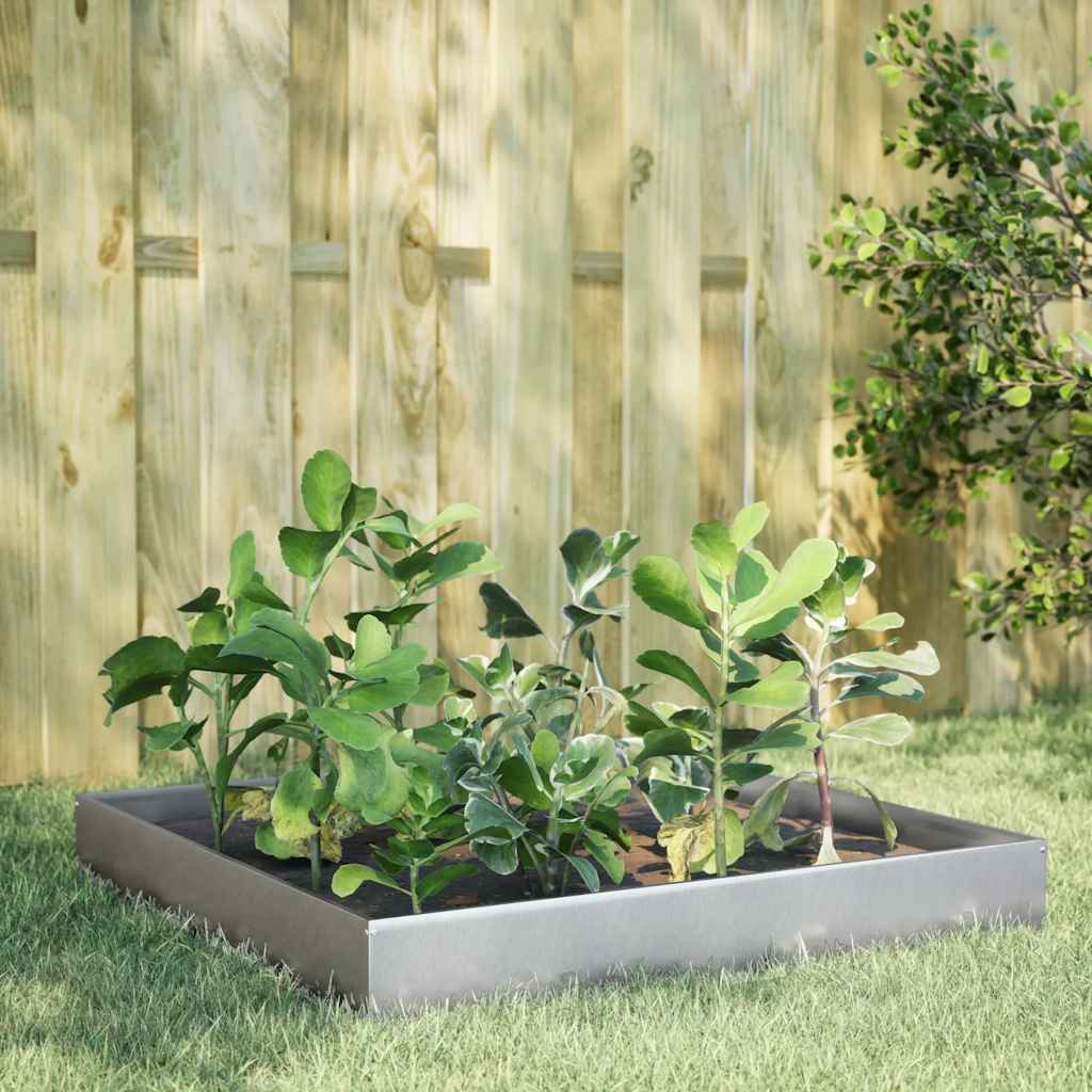 højbed 100x100x26 cm galvaniseret stål