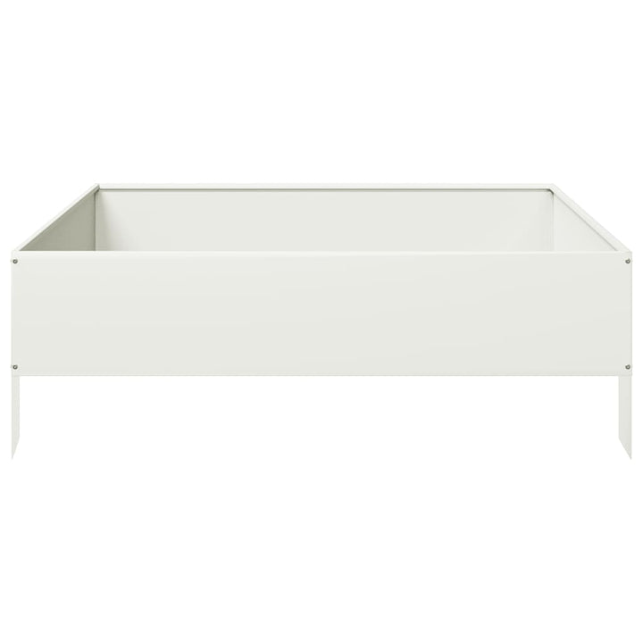 højbed 100x100x33,5 cm stål hvid