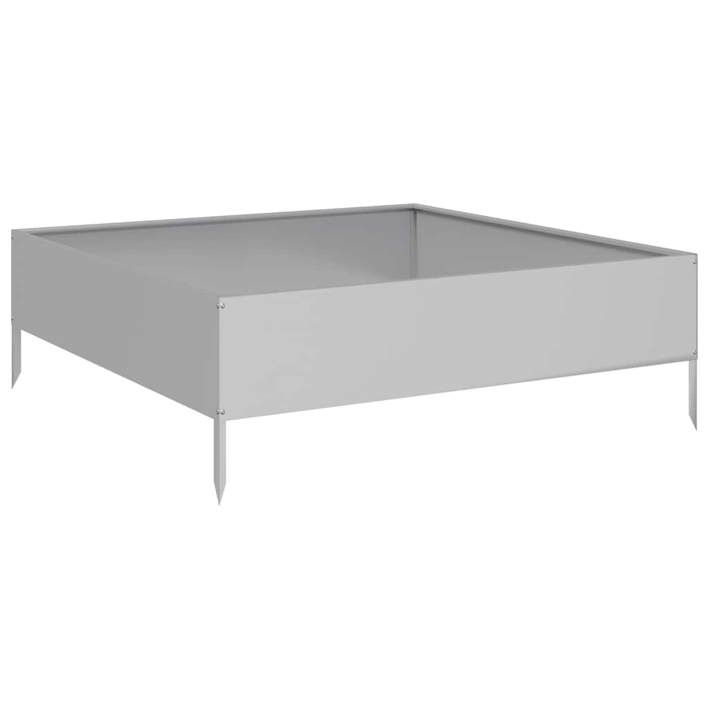højbed 100x100x33,5 cm galvaniseret stål