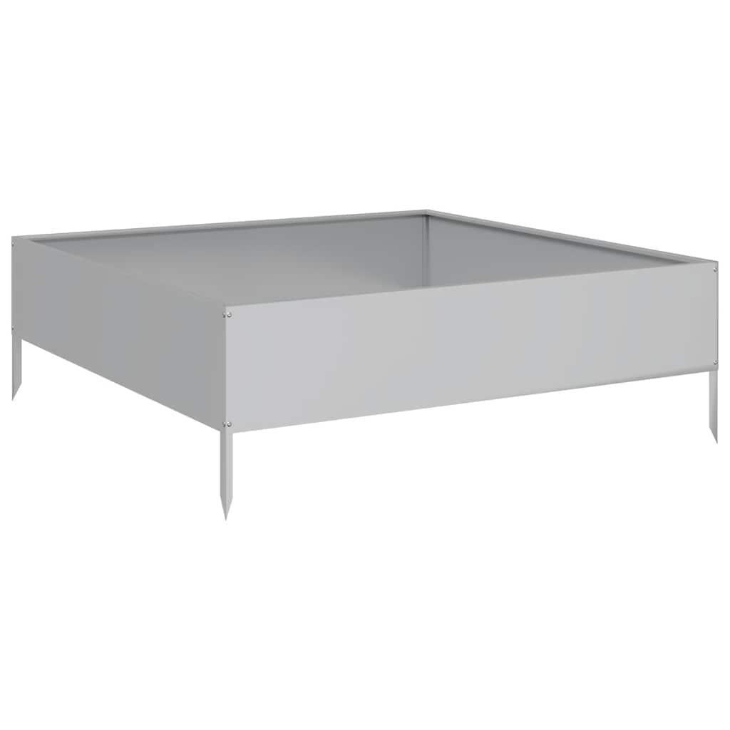 højbed 100x100x33,5 cm galvaniseret stål