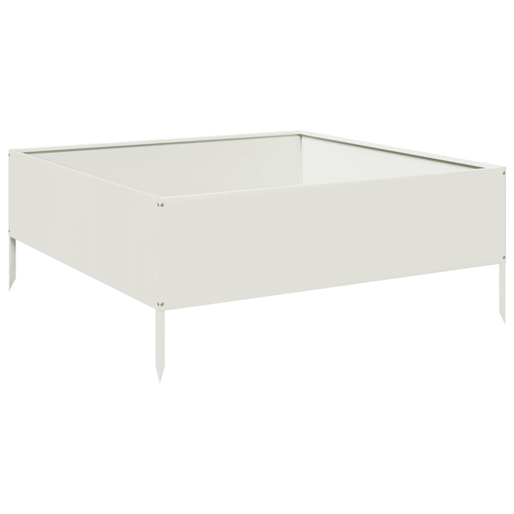 højbed 100x100x41 cm stål hvid