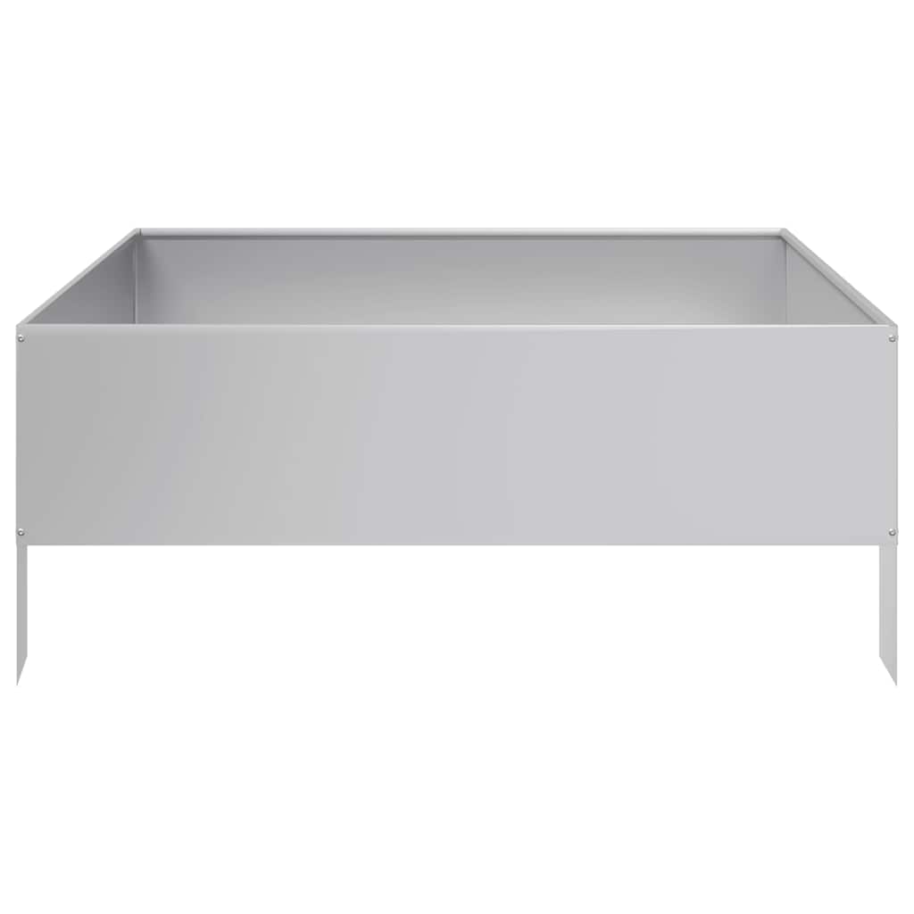 højbed 100x100x41 cm galvaniseret stål