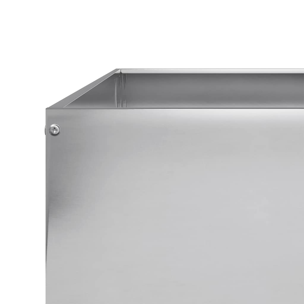højbed 100x100x41 cm galvaniseret stål