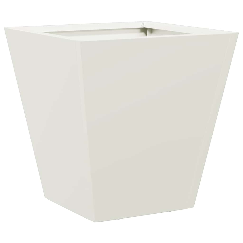 plantekasse 30x30x30 cm stål hvid