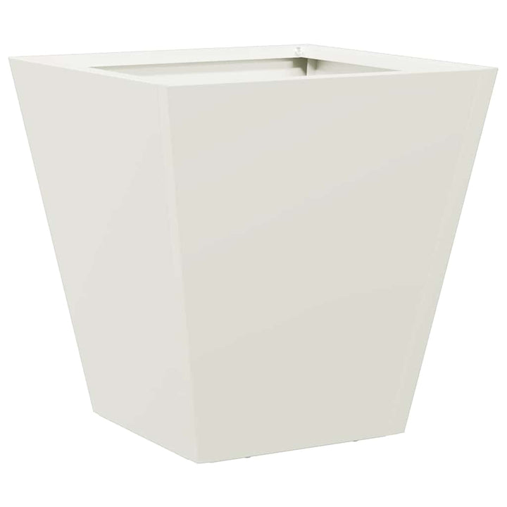 plantekasse 30x30x30 cm stål hvid