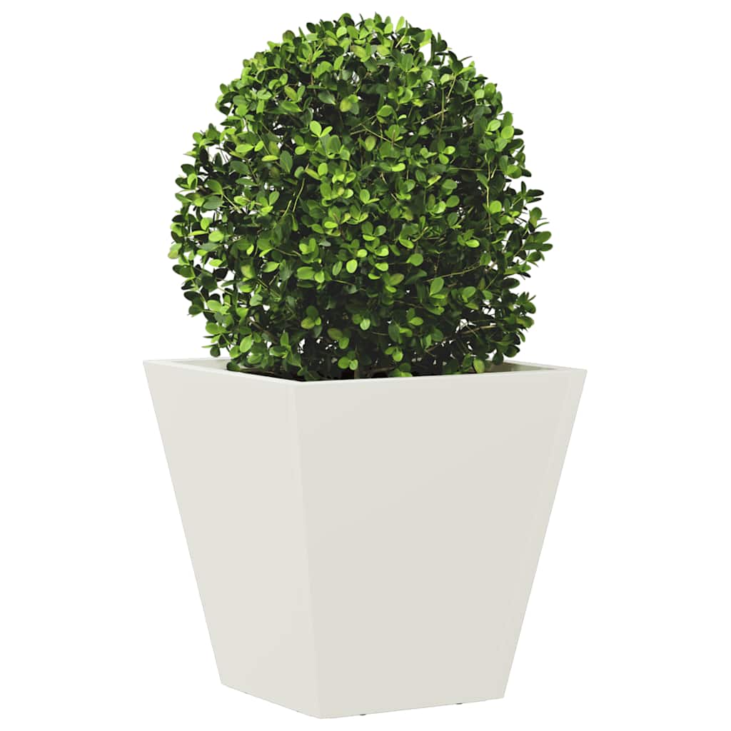 plantekasse 30x30x30 cm stål hvid