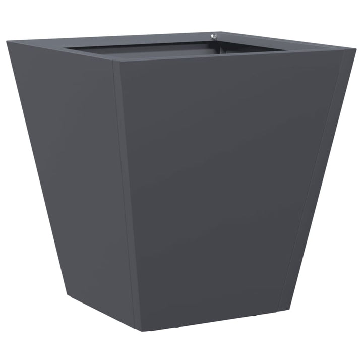plantekasse 30x30x30 cm stål antracitgrå
