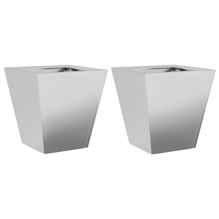 plantekrukker 2 stk. 30x30x30 cm galvaniseret stål