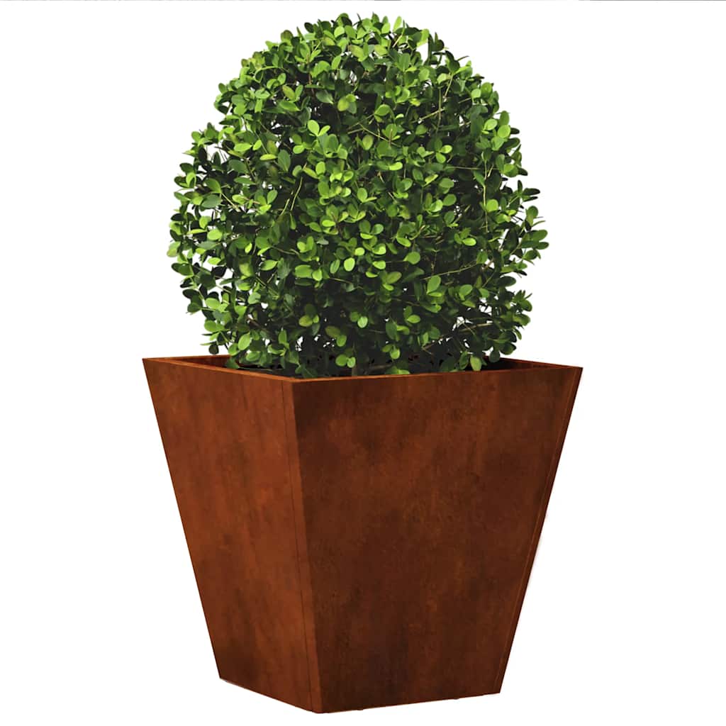 Havekrukker 2 stk. 30x30x30 cm i vejrbestandigt stål
