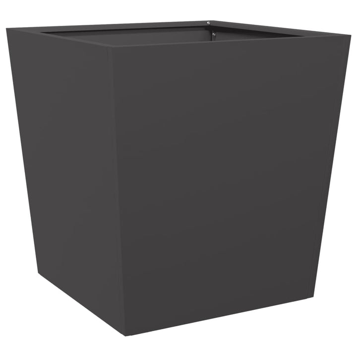 plantekrukke 50x50x50 cm stål sort