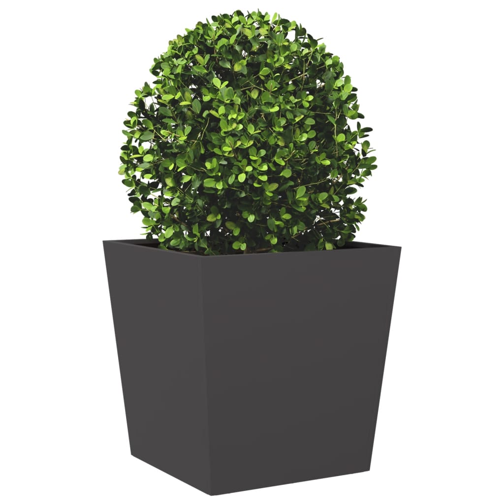 plantekrukke 50x50x50 cm stål sort