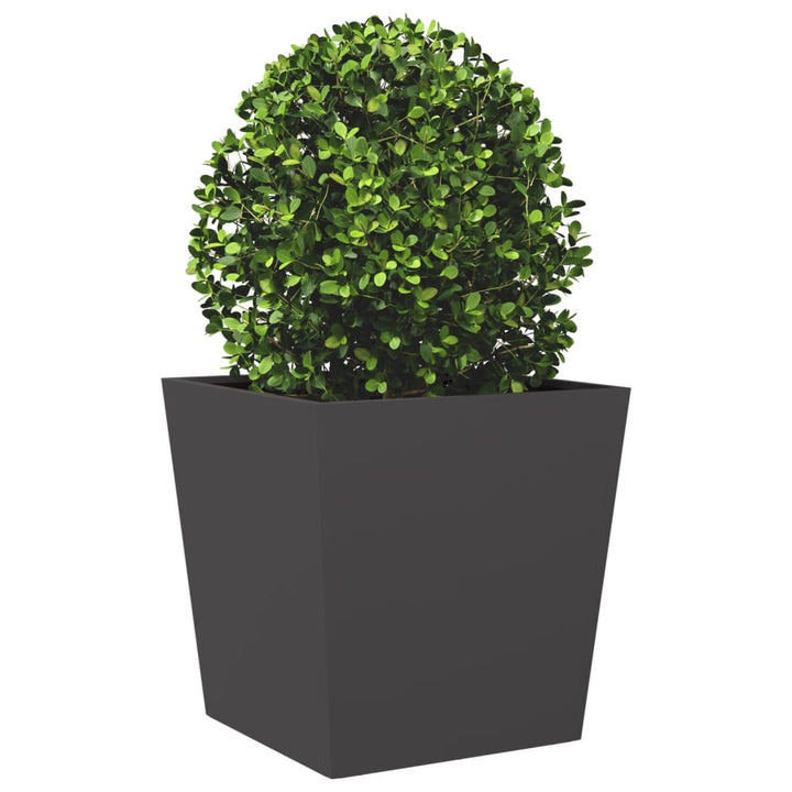 plantekrukke 50x50x50 cm stål sort