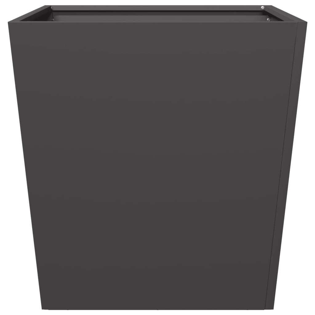 plantekrukke 50x50x50 cm stål sort