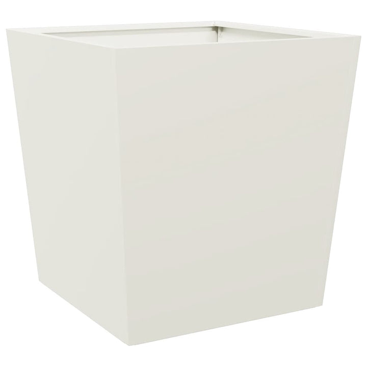 plantekrukker 2 stk. 50x50x50 cm stål hvid