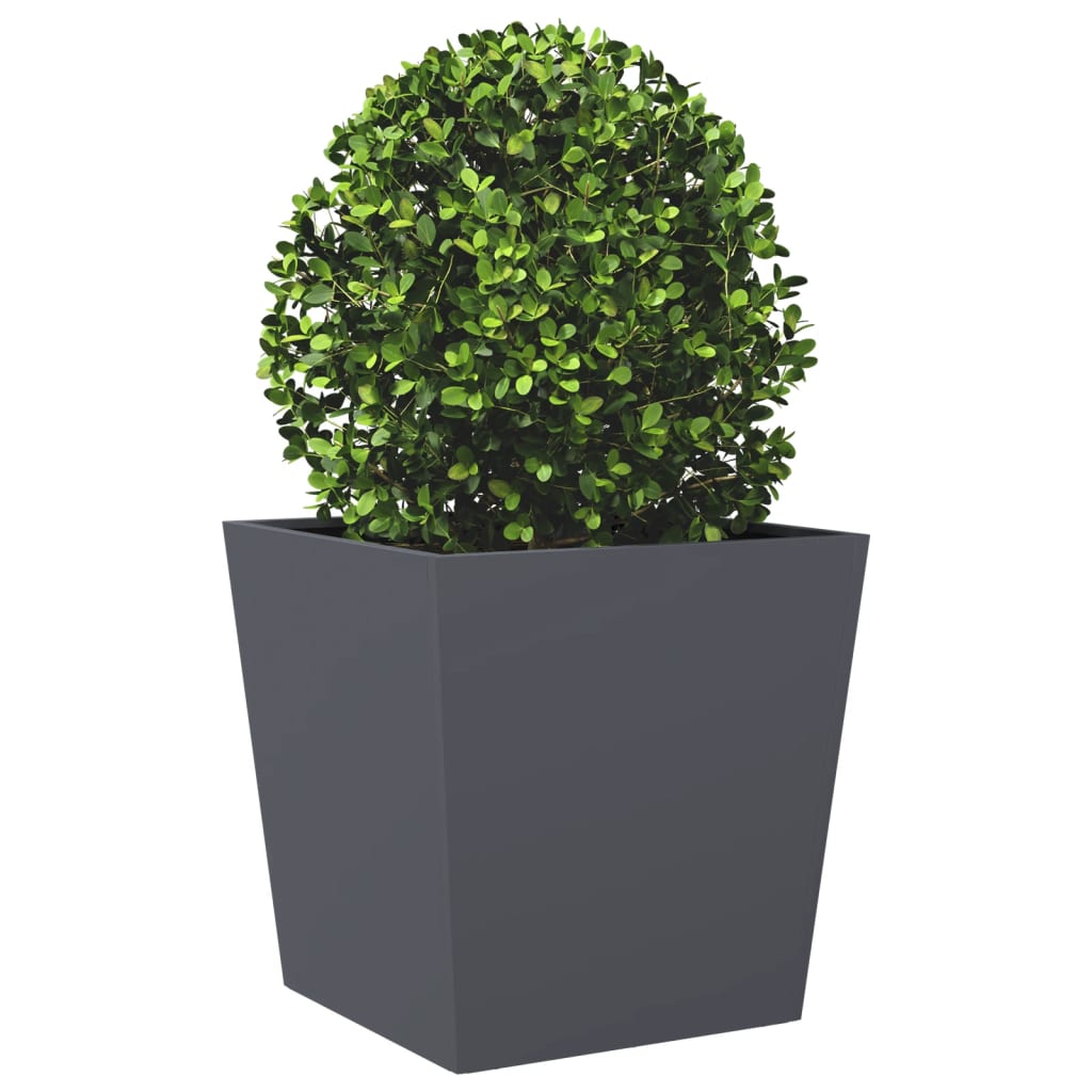 plantekrukke 50x50x50 cm stål hvid
