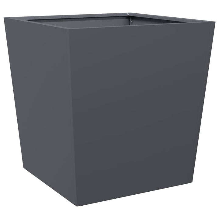 plantekrukke 50x50x50 cm stål hvid