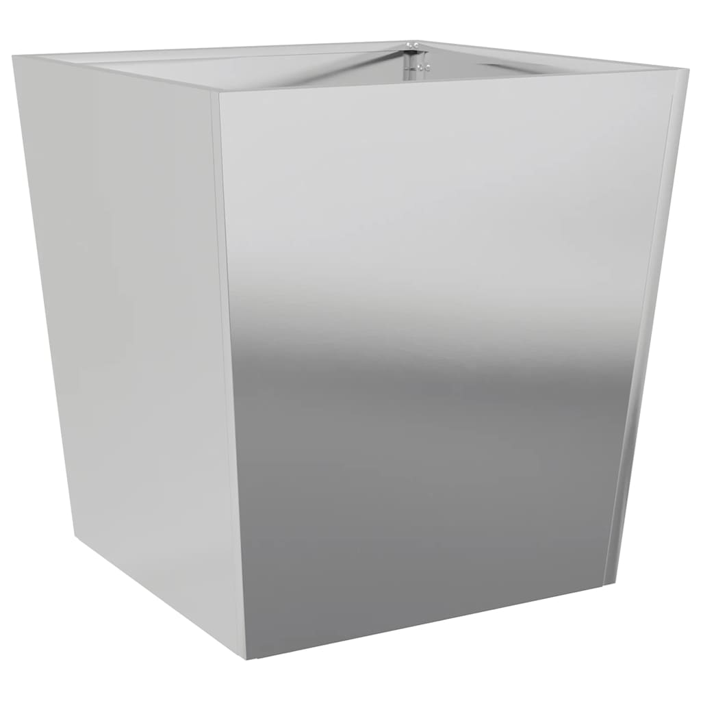 plantekasser 2 stk. 50x50x50 cm galvaniseret stål