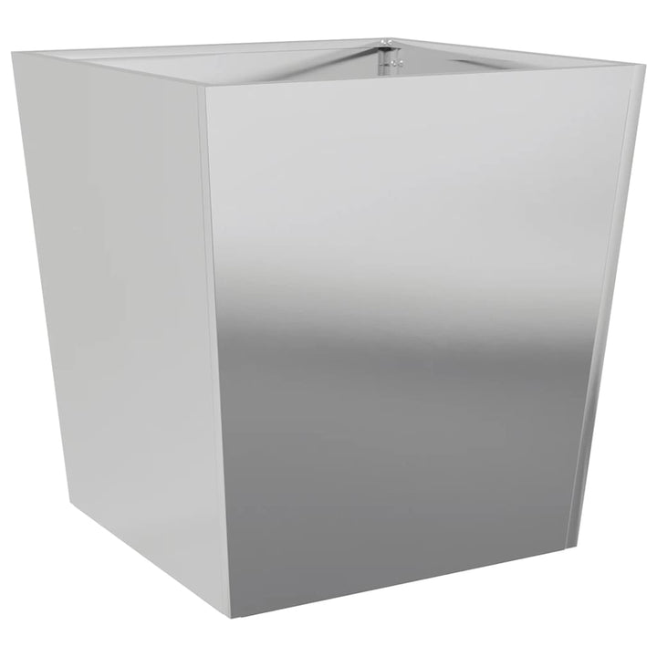 plantekasser 2 stk. 50x50x50 cm galvaniseret stål