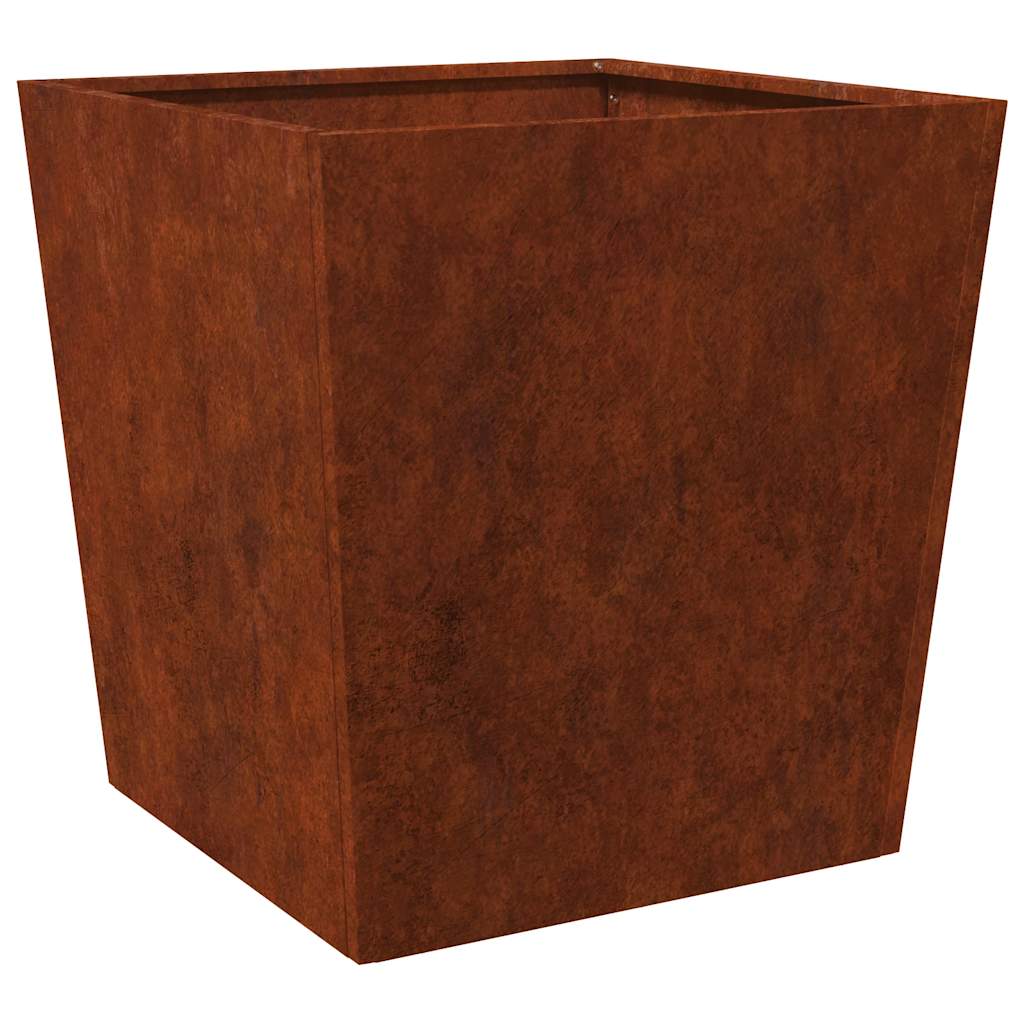 Havekrukker 2 stk 50x50x50 cm Forvitringsstål