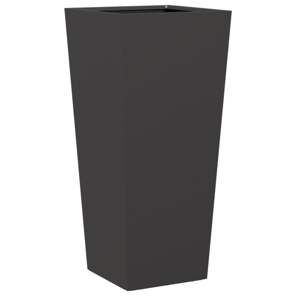 plantekrukke 35x35x75 cm stål sort