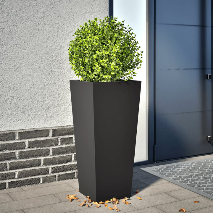 plantekrukke 35x35x75 cm stål sort