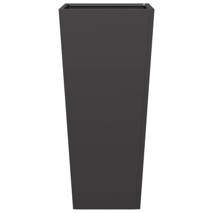 plantekrukker 2 stk. 35x35x75 cm stål sort
