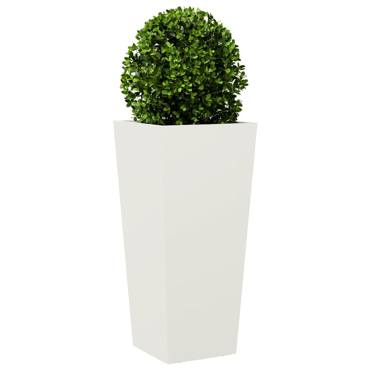 plantekrukke 35x35x75 cm stål hvid