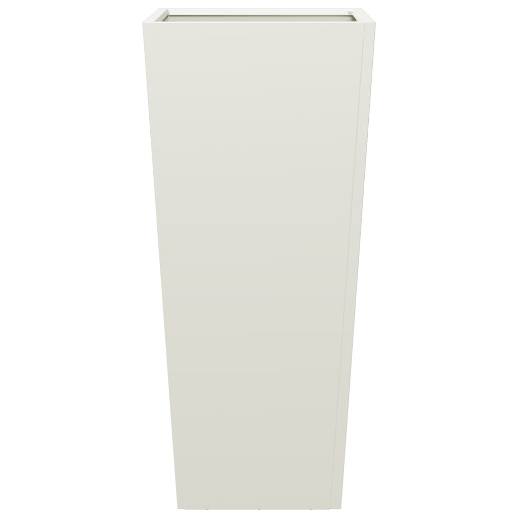 plantekrukke 35x35x75 cm stål hvid