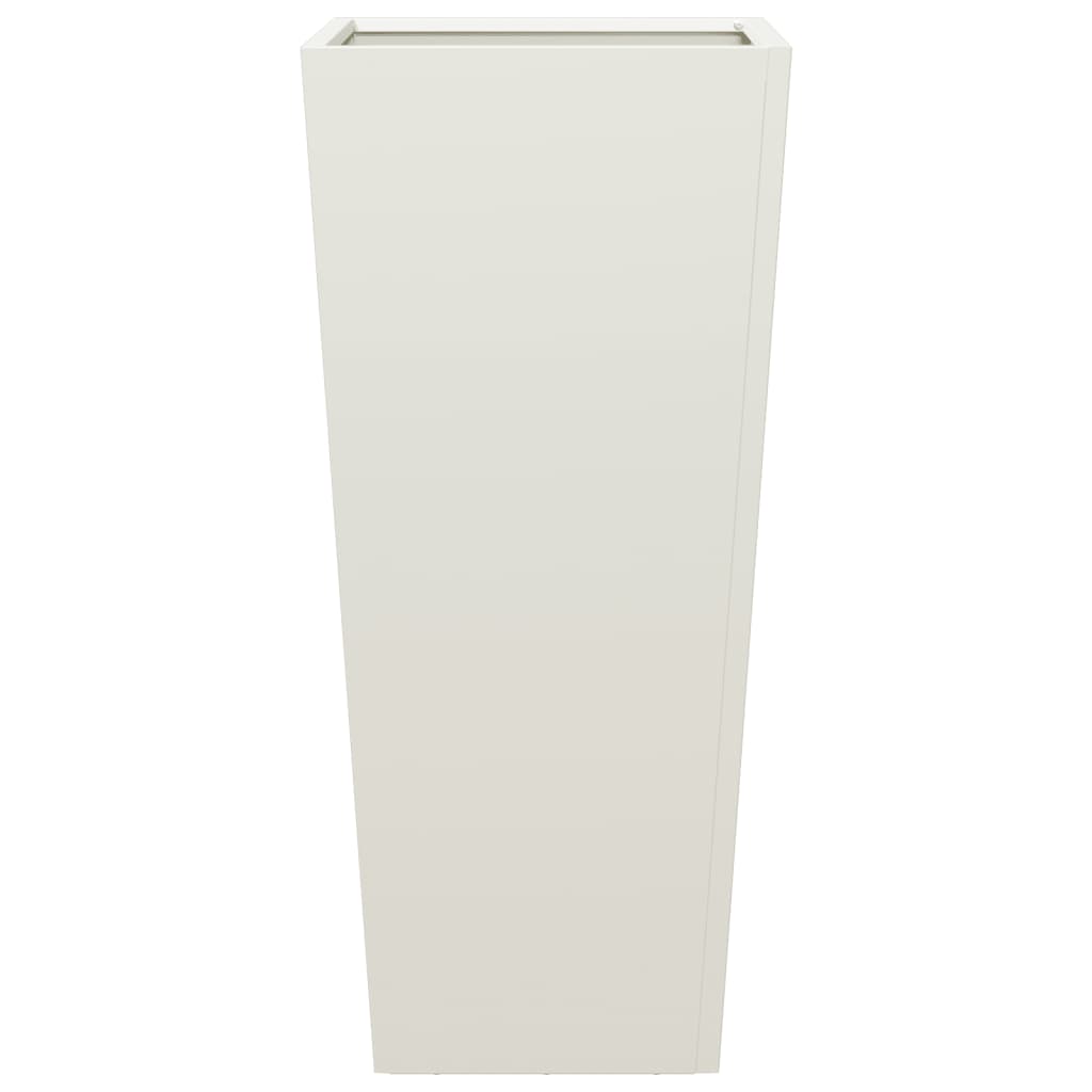 plantekrukke 35x35x75 cm stål hvid