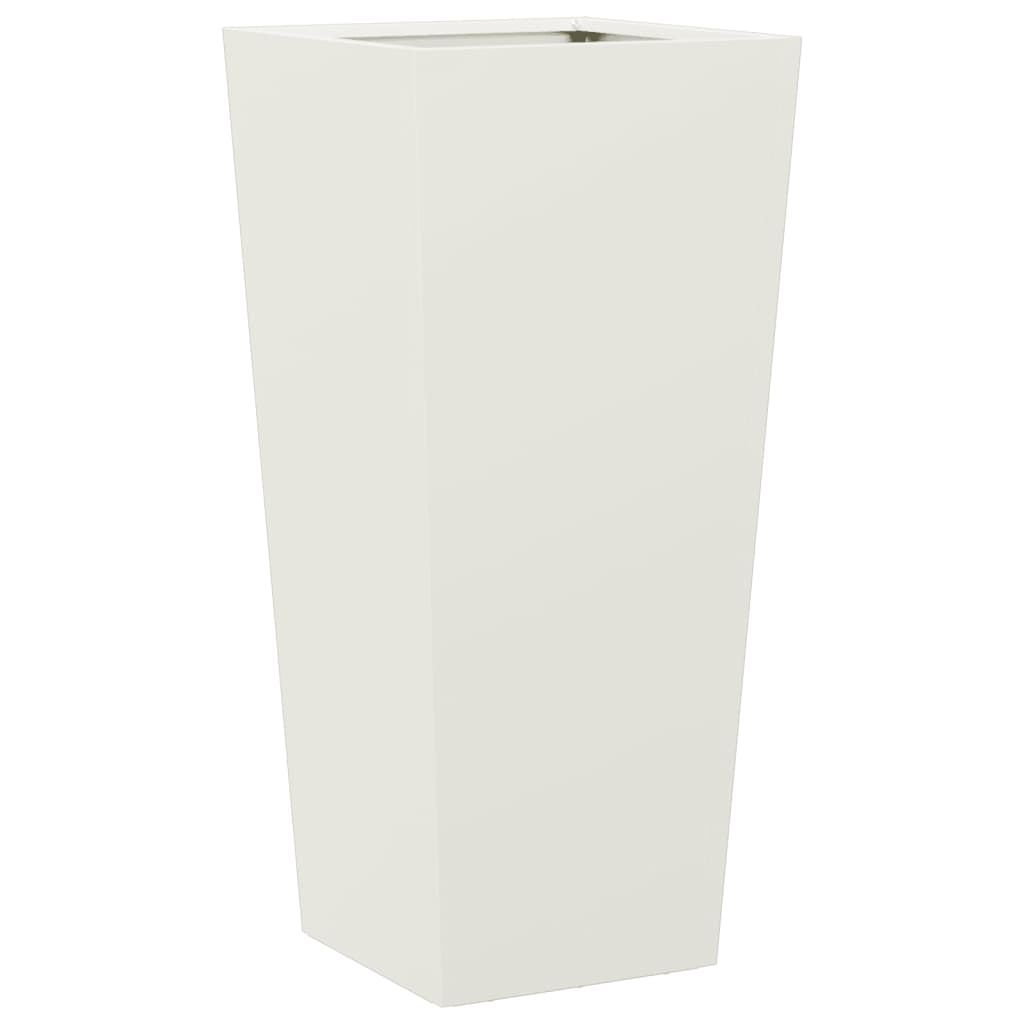 plantekrukke 35x35x75 cm stål hvid