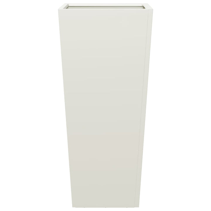 plantekrukker 2 stk. 35x35x75 cm stål hvid