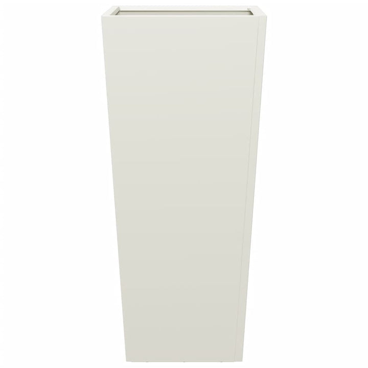 plantekrukker 2 stk. 35x35x75 cm stål hvid