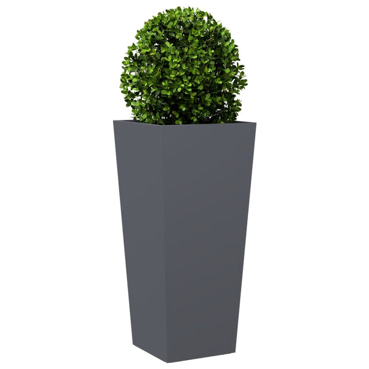 plantekrukke 35x35x75 cm stål antracitgrå