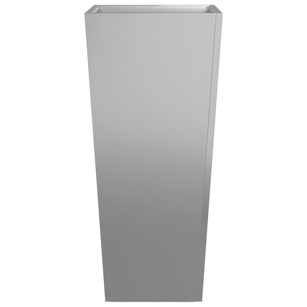 plantekrukker 2 stk. 35x35x75 cm galvaniseret stål
