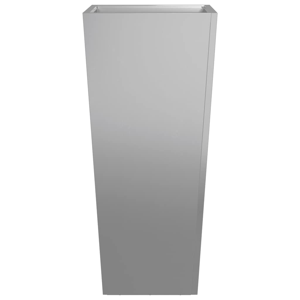 plantekrukker 2 stk. 35x35x75 cm galvaniseret stål