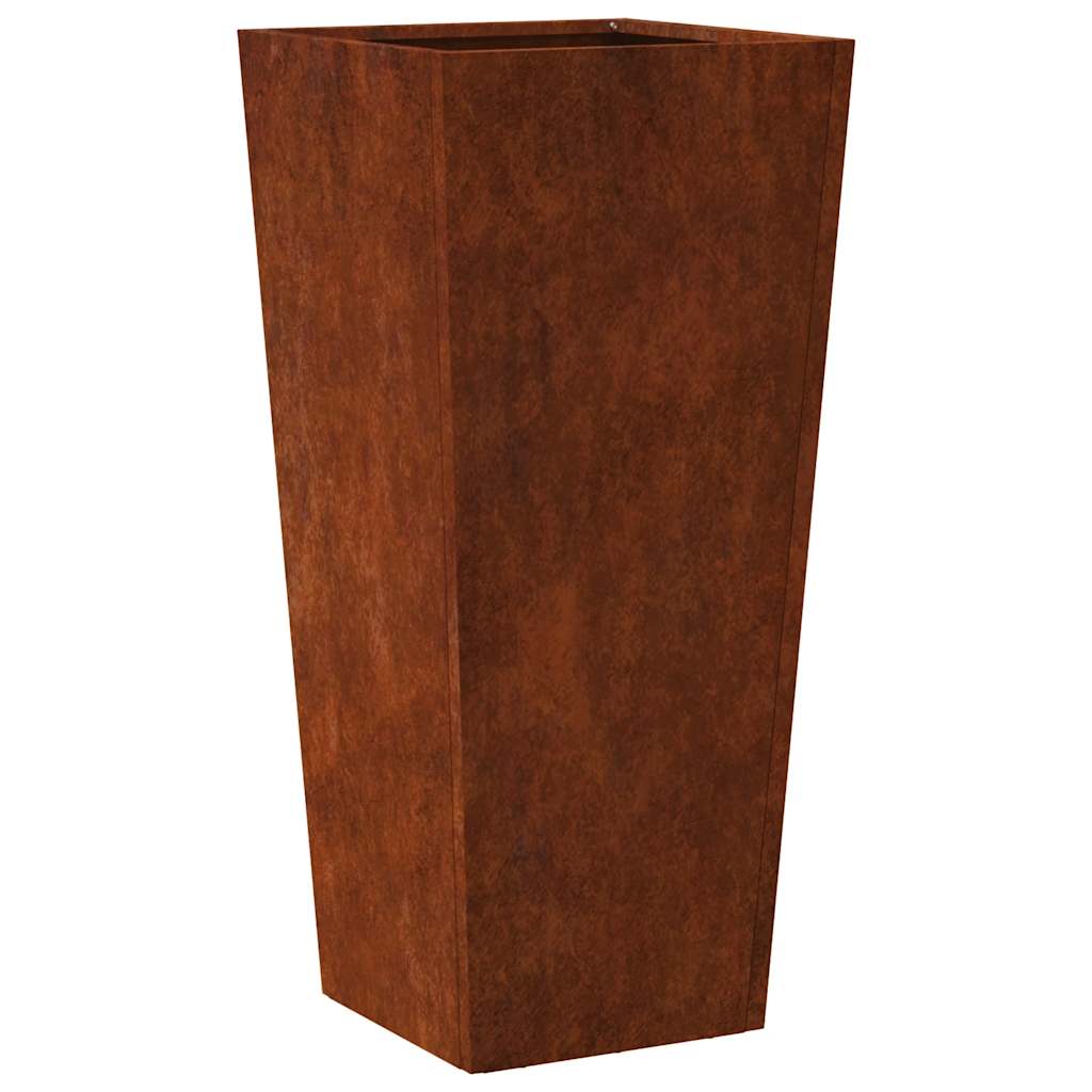 Havekrukker 2 stk 35x35x75 cm Forvitringsstål