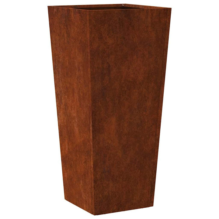 Havekrukker 2 stk 35x35x75 cm Forvitringsstål