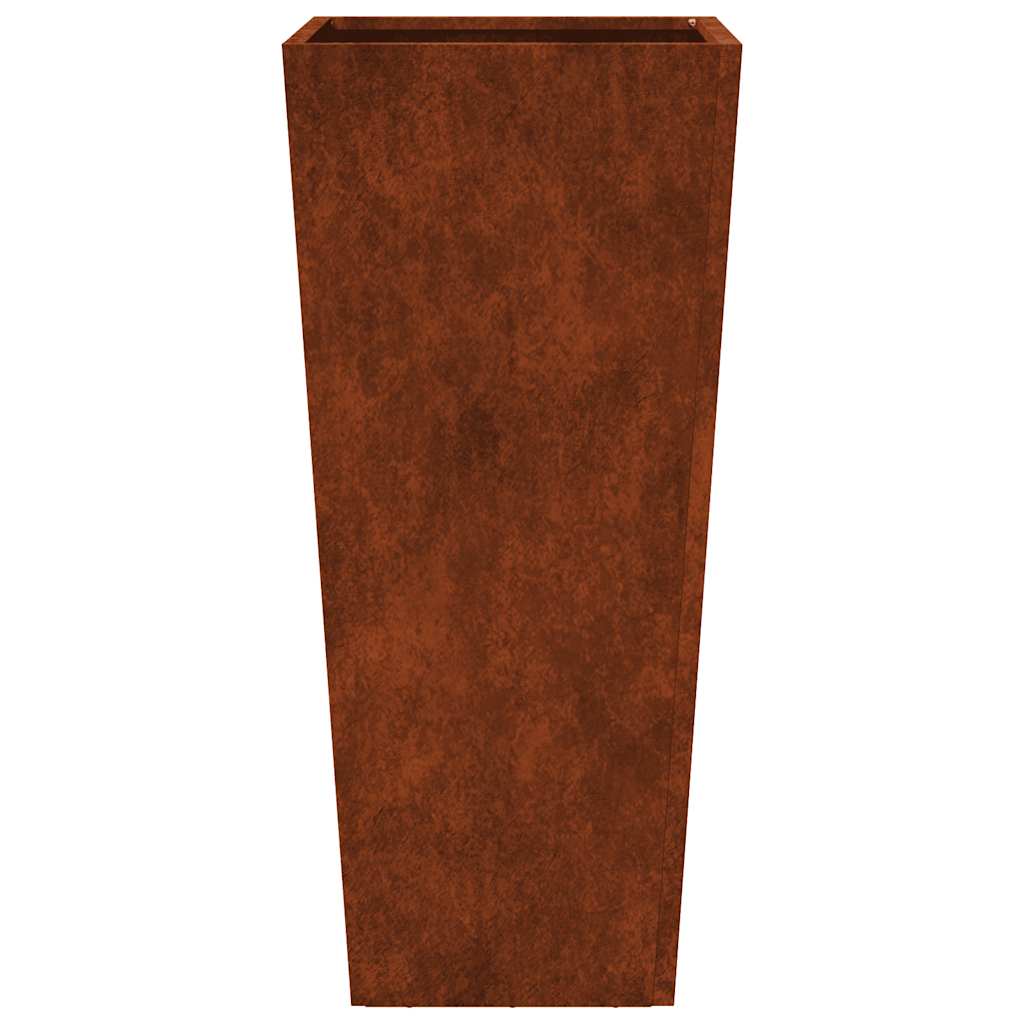 Havekrukker 2 stk 35x35x75 cm Forvitringsstål