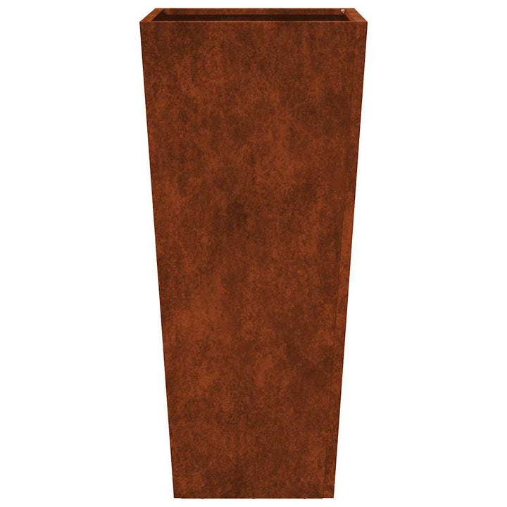 Havekrukker 2 stk 35x35x75 cm Forvitringsstål