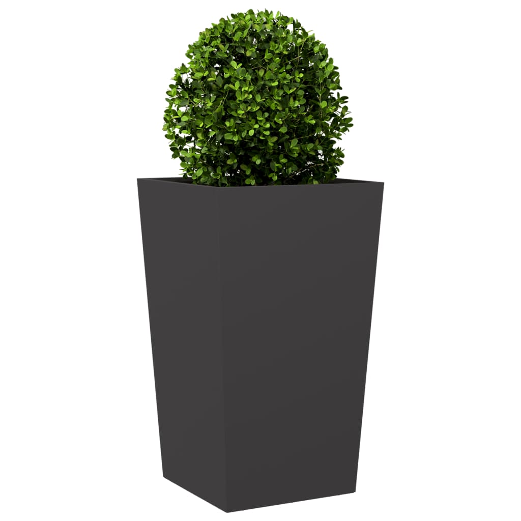 plantekrukke 45x45x75 cm stål sort